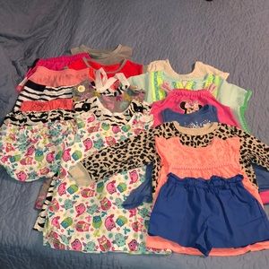 19 pc Toddler Girl Bundle Size 2T